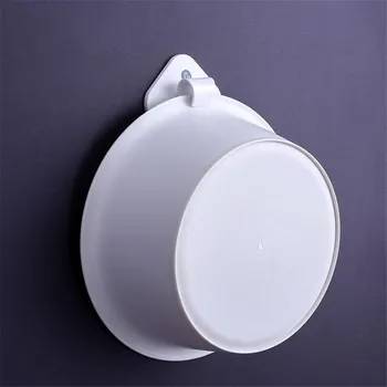 

Bathroom Strong Sticky Wall-Hung Washbasin Hook Free Punch Toilet Basin Holder Household Multi-Function Hook