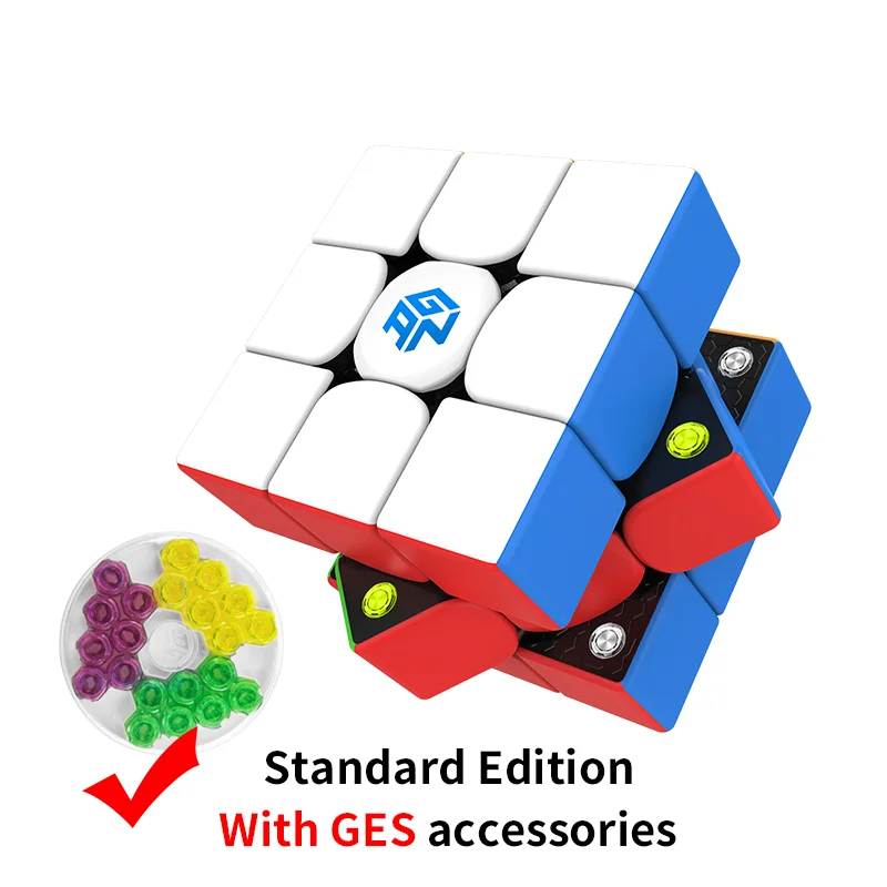 NEW GAN356M GES 3x3x3 Stickerless Magic Cube Magnetic Gan 356 M LITE Puzzle for WCA Professional Cubo Magico 356M Toys | Игрушки и хобби