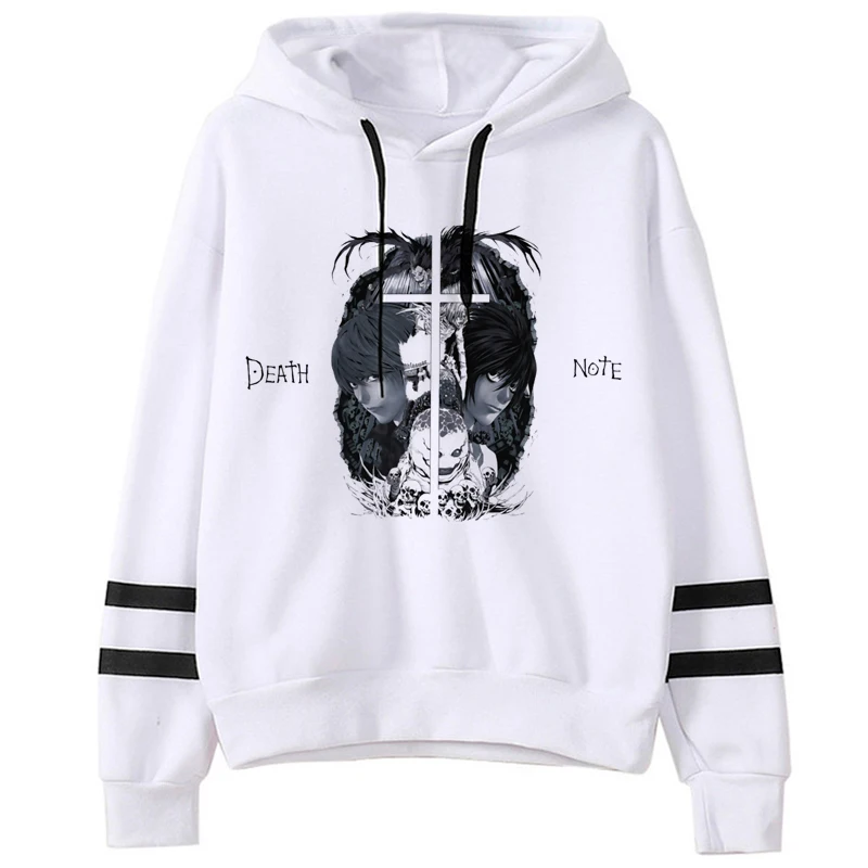 Manga Death Note The Promise Neverland Funny Cartoon Hoodies Women Fullmetal Alchemist Seven Deadly Sins Anime Sweatshirt Female