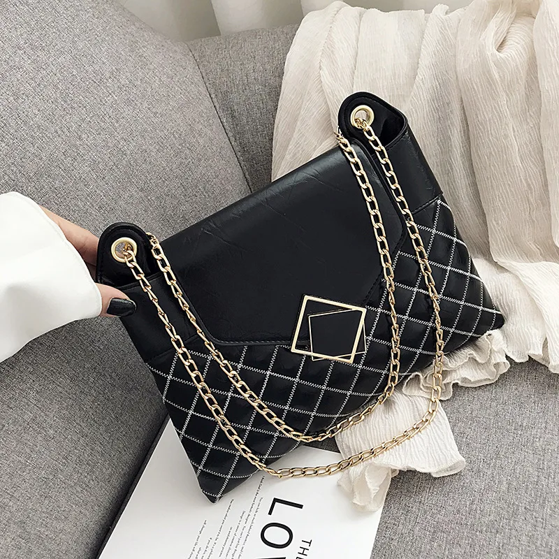 

Summer big package air rhombus big package small fragrant wind chain package large capacity one - shoulder fashion women's bag