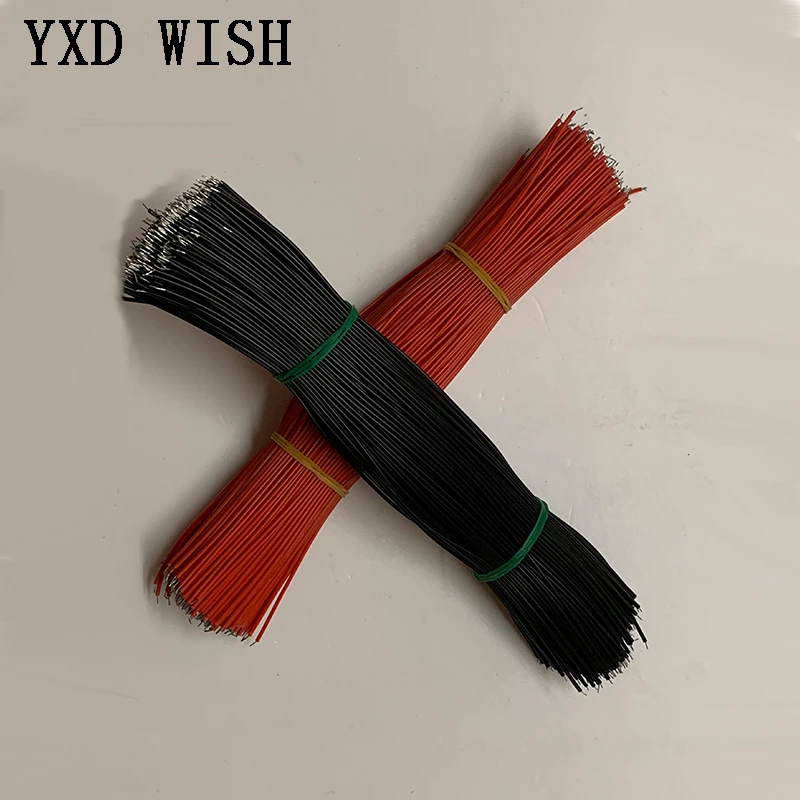 50 шт./лот красный черный литой провод 26AWG 200 мм 20 см длина светодиодная линия