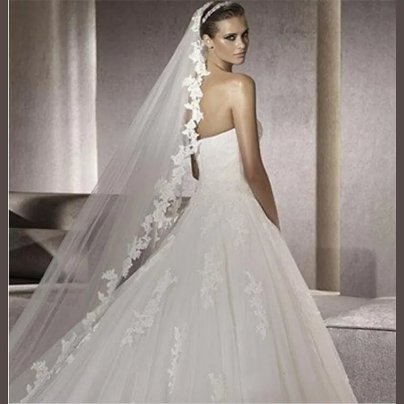 2021 Real Photos White/Ivory Wedding Veil 3m Long Comb Lace Mantilla Cathedral Bridal Veils Wedding Accessories Veu De Noiva 2021 Real Photos White/Ivory Wedding Veil 3m Long Comb Lace Mantilla Cathedral Bridal Veils Wedding Accessories Veu De Noiva
