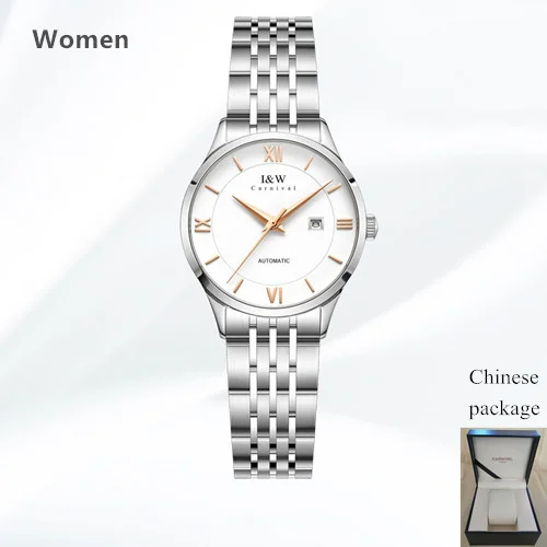 Whit G wom st C8501C Карнавальные механические часы для мужчин MIYOTA move для мужчин t Роскошные Брендовые мужские часы с кожаным ремешком reloj hombre erkek kol saati relogio - Цвет: Whit G wom st C8501C