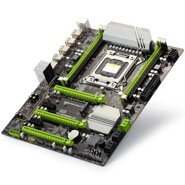 Atermiter X79 Turbo Motherboard LGA2011 ATX USB 3,0 SATA3 PCI-E NVME M.2 SSD Unterstützung REG ECC Speicher Und Xeon E5 prozessor 4