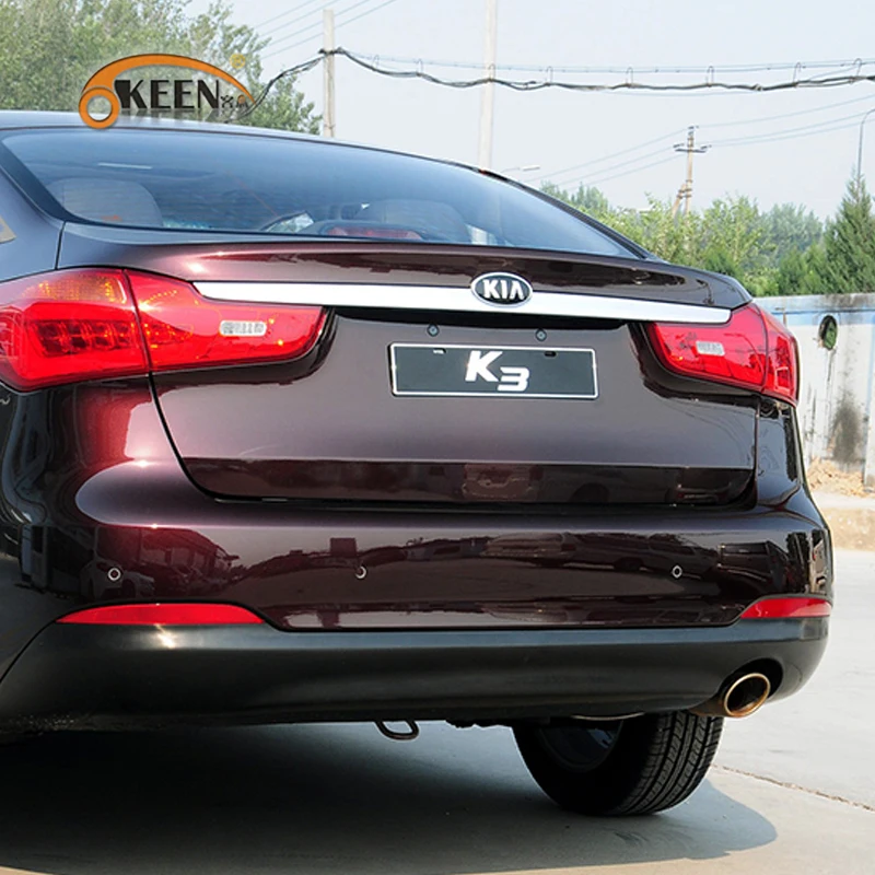 2 предмета в комплекте, для Kia K3 Cerato Форте 2012 2013 автомобиль красный Len светодиодный задний бампер отражатель светодиодный стоп-сигнал светильник туман задняя часть, сигнализирующий фонарь