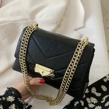

Embroidery Thread V-line Crossbody Bag for Women 2020 Fashion SAC a Main Female Shoulder Bag Female Handbags and Purses