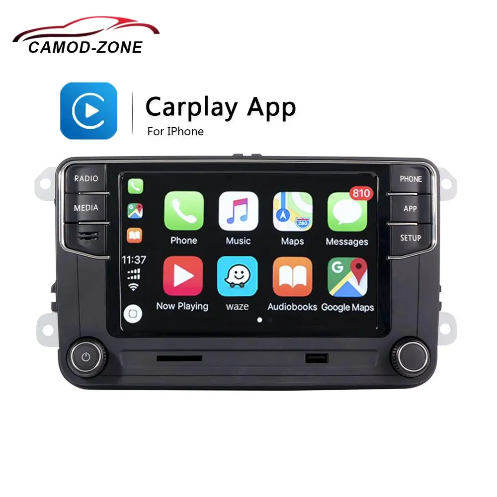 Carplay MIB Car Radio Mirrorlink Vehicle Status only For VW MQB POLO 6C 280D Original RCD330187B English language