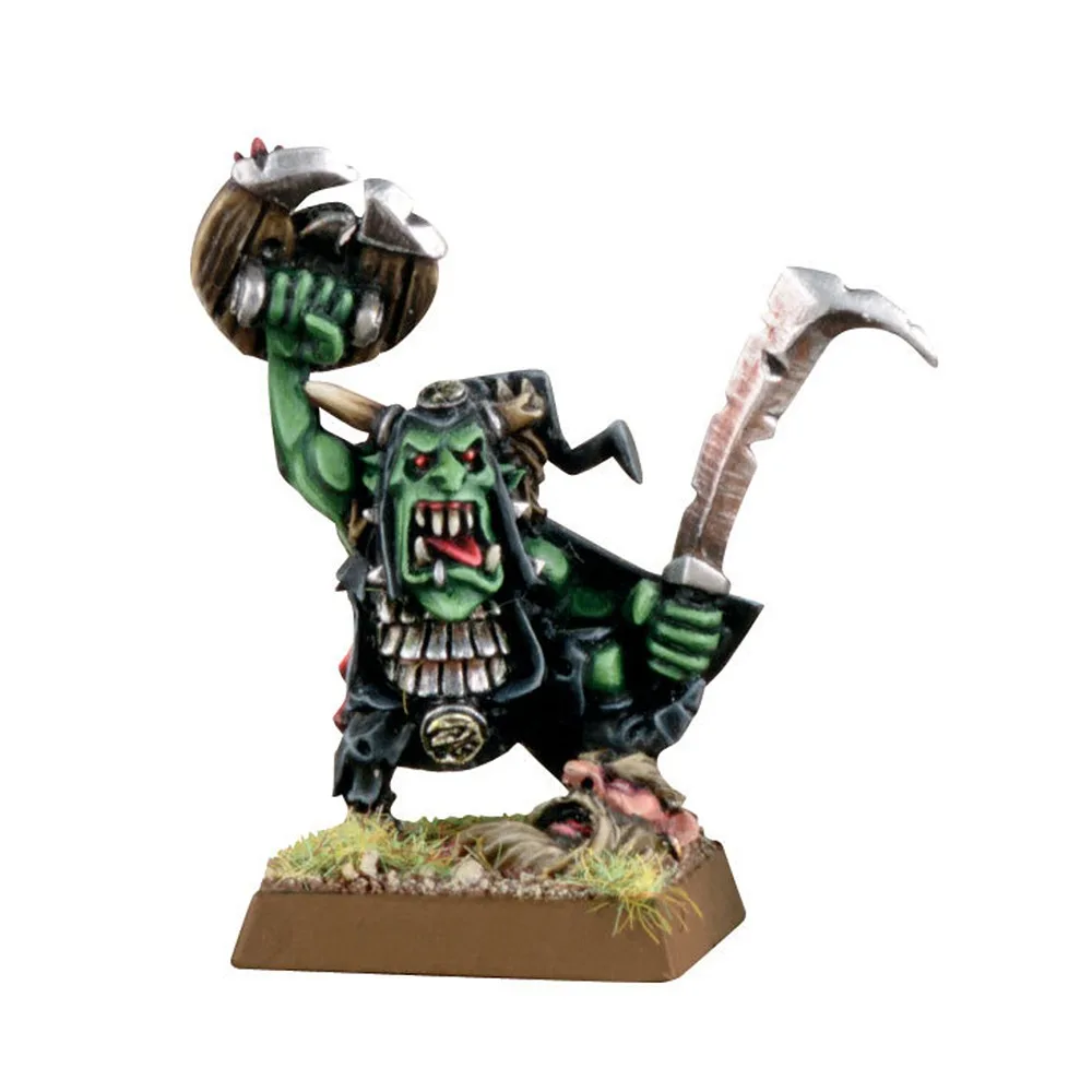 

Night Goblin Boss with Sword and Shield()