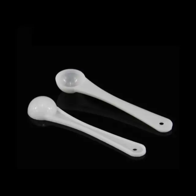 Méredelem Mérése 500Db 0,5 G Kerek Fenekű Kanál 1 Ml Fehér Műanyag Mosáshoz/Gyógyszerhez - Image 3