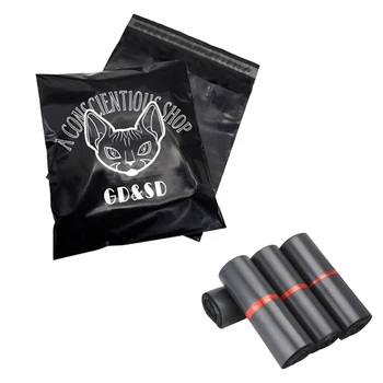 

Black Poly Mailer Shipping Plastic Packaging Bag By Courier Storage Suppliess Mailing Self Adhesive Export Foreign Trade Gift