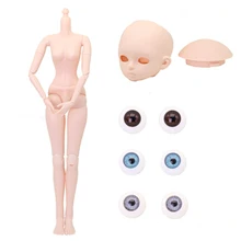 Poupée Bjd/sd de 60cm à peau normale, avec chaussures, maquillage, yeux changeants, couleur chair, jouets à faire soi même, cadeau pour enfants et filles, 1/3