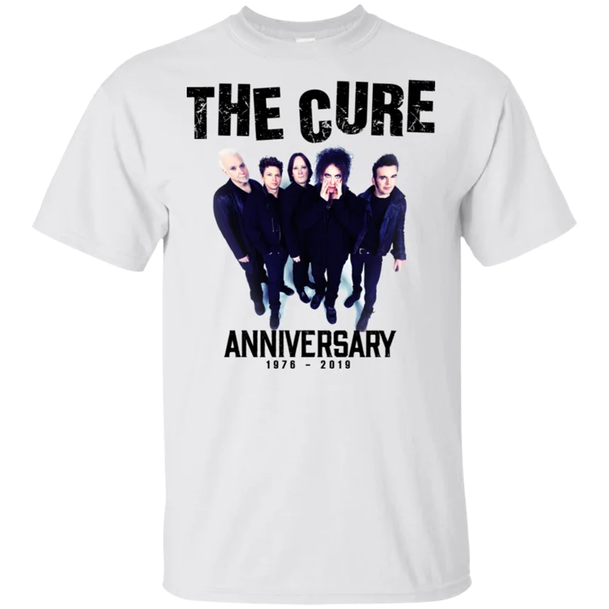 Футболка rotor Smith And The Cure юбилей 1976-2019 Подарочная белая мужская футболка с принтом |