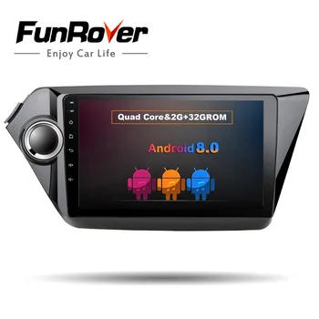 

Funrover 9" Android 8.0 2 din Car multimedia DVD player For Kia Rio K2 2011 2012 navigation Car radio tape recorder video player