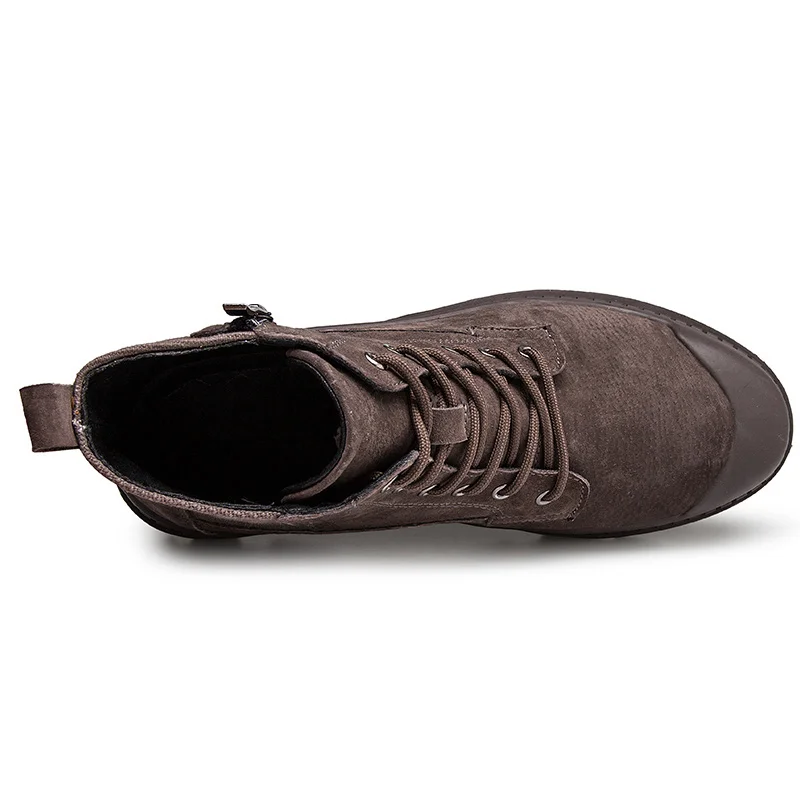 Quality Winter Leather Ankle Boots Men Fashion Men Boots Genuine Leather Casual Shoes For Men Desert Boots Male Footwear 44
