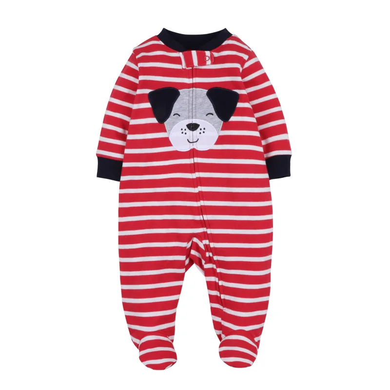 Baby pajamas zipper cotton newborn baby pajamas coverall one-piece romper zipper baby girls clothes toddler girl winter clothes Baby Jumpsuit Cotton 