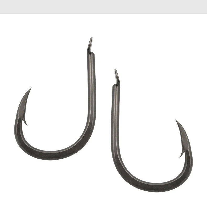 Mustad 13302 Large Barbed Hook  Big Fish Sea Angling high Carbon Steel Hooks Ocean Fishing Special for big fish