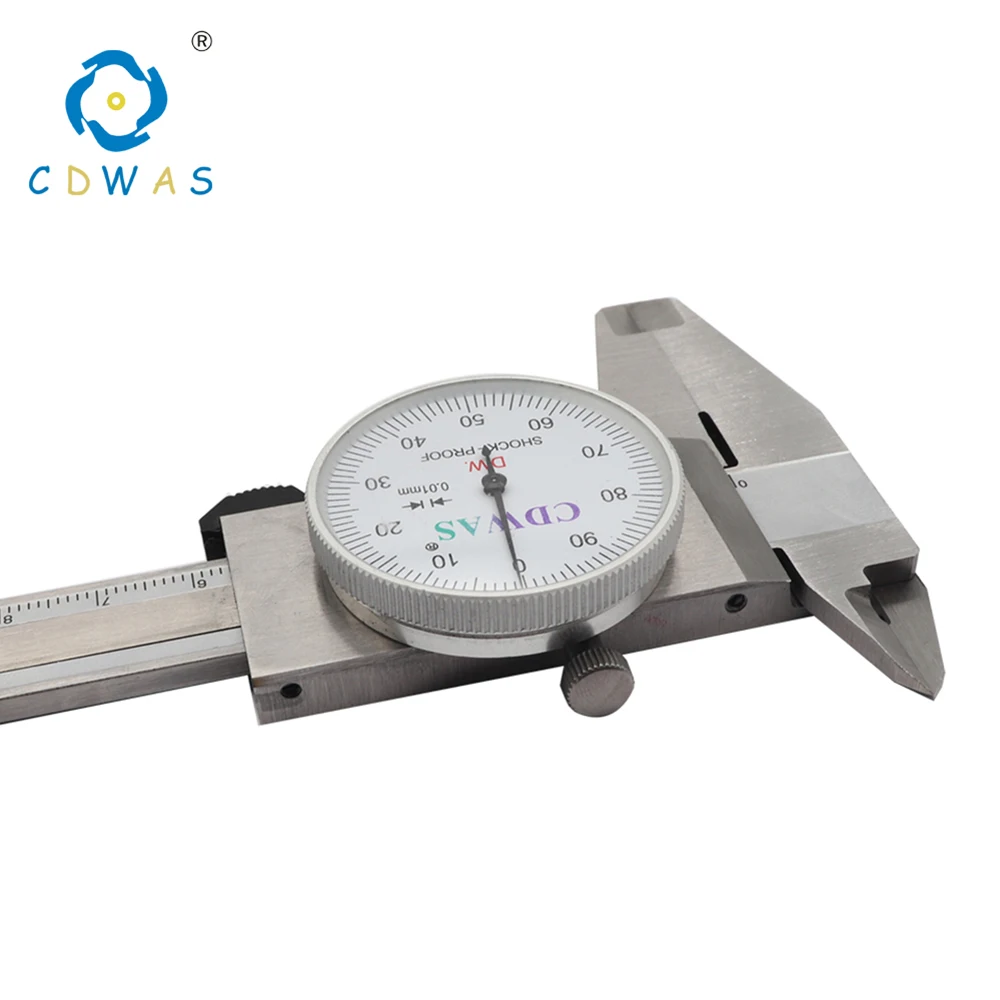 Dial Calipers 0-150mm 0.01mm 0-200 300 mm High Precision Industry Stainless Steel Vernier Caliper Shockproof Measuring Tool