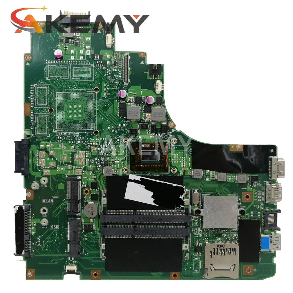 For Asus K46CA K46CM S46C A46C K46CB Laptop Motherboard With I5-3317u CPU REV:2.0 Mainboard 100% Fully Tested Free Shipping