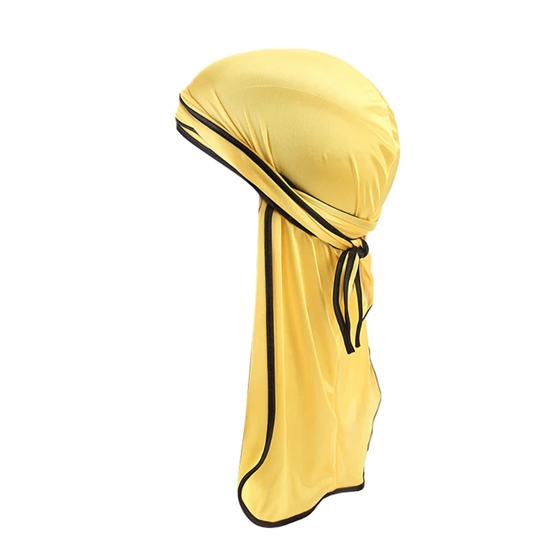 Аксессуары для одежды пляжная кепка Doo Rags с длинным хвостом шелковистый тюрбан колпак для головы бандана головной убор