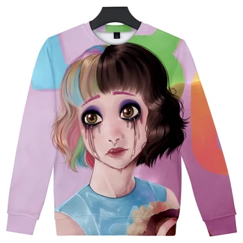 

cry baby melanie martinez Round Neck Sweatshirt Men Polyester Slim Fashion O collar Sweatshirt Hot Harajuku Streetwear