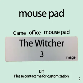 

HTxain wifcher Stocked Gaming Player desk laptop Rubber Mouse Mat Rubber PC Computer Gaming mousepad lol game