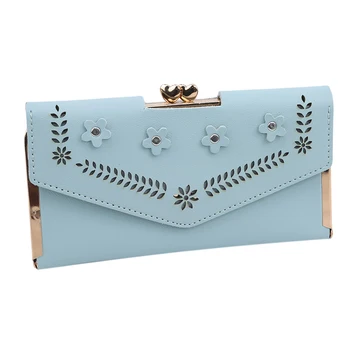 

LKEEP Fashion Hollow Women's Function Card Holder Case Business Credit ID Passport Cover Cards Wallet