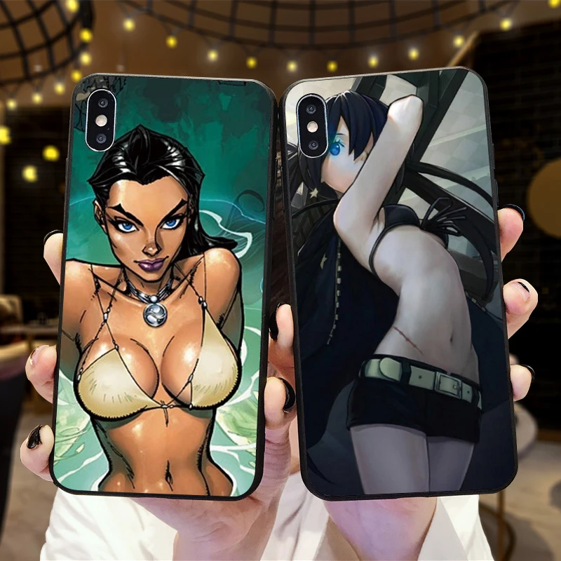 Мягкий чехол из ТПУ с рисунком для девочек Apple IPhone X XR XS MAX 5 5S 5C SE 6 S 7 8 Plus ipod touch