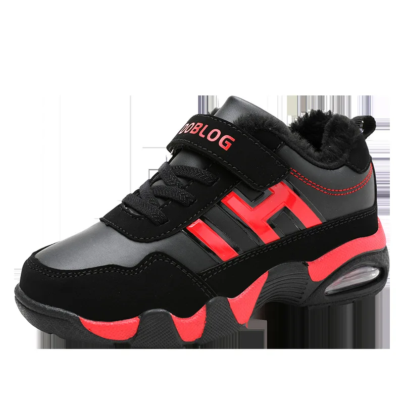 

BOY'S Cotton-padded Shoes 2019 Winter New Style 6 Brushed And Thick 8 Big Boy Anti-slip Warm Boy Winter Shoes 12-Year-Old Northe