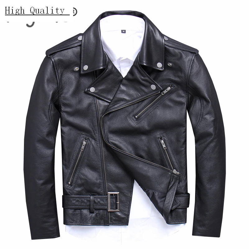 

Real Leather Jacket Men Clothes 2020 Streetwear Mens Moto & Biker Sheepskin Coat Slim Fit 5xl Genuine Leather Coats15616