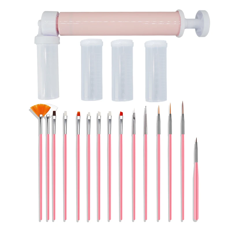 Pink With 15 Pens