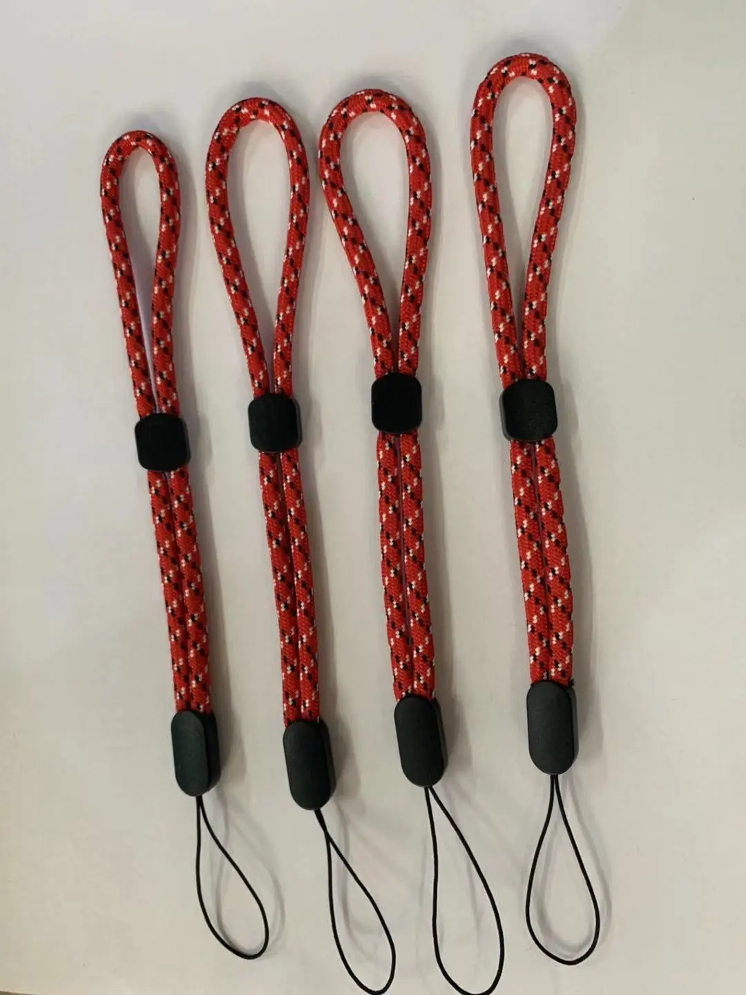 1pc red Новые радужные ремешки для мобильных телефонов, шейные ремешки для ключей, ID карты, держатель для мобильного телефона, USB бейдж, Висячие веревки, лямки для шеи, шнур - Цвет: 1pc red