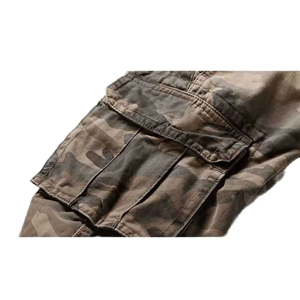 Cargo Pants Men Fashion Style Trousers Pocket Joggers Straight Loose Baggy Camouflage
