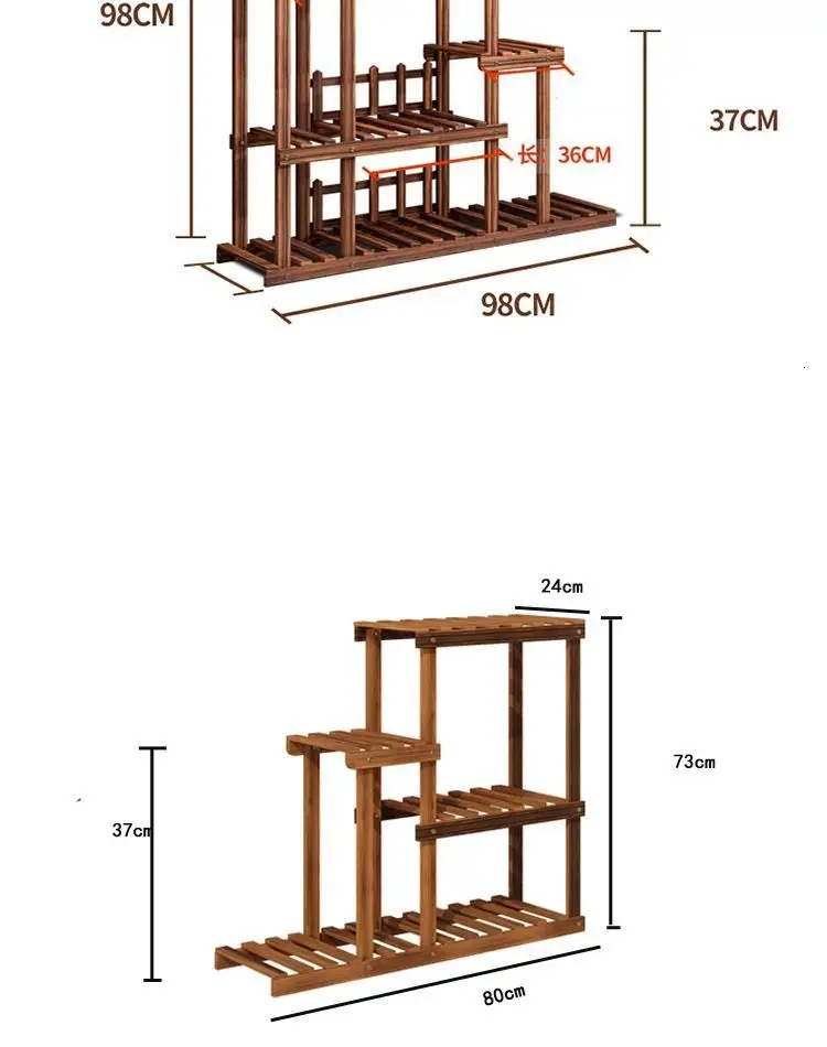 Дерево Suporte Flores Huerto Urbano Madera леса Porta Piante открытый балкон Dekoration Цветочная полка завод стенд