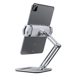 Support de tablette pliable multi angle réglable en aluminium, mains libres, pour iPhone iPad Air Mini 4 13 pouces 