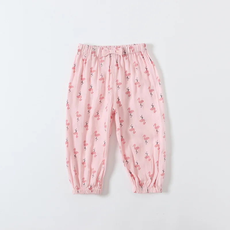 

Idea2019 Baby Anti Mosquito Pants Summer 2019 New Style Girls Thin Trousers Cotton Linen Lantern Pants Elastic 9161