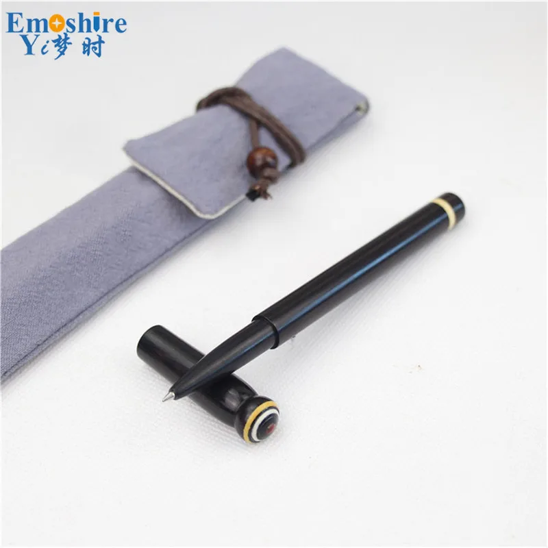 Creative Wooden Roller Ball Pen Top Quality Black Blue Refill Business Stationery Gifts P827 | Канцтовары для офиса и дома