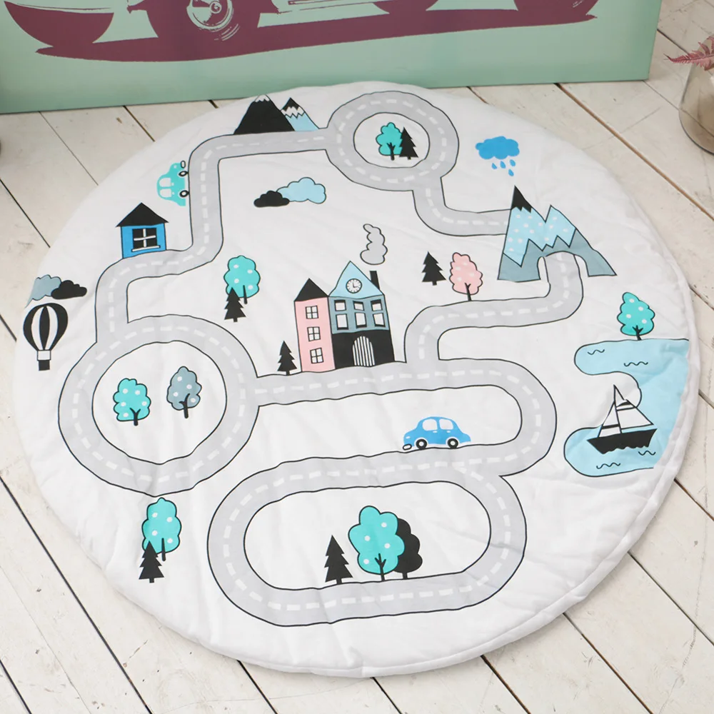 Sallybaby/новый детский коврик с лесным пейзажем на весну 2019 г. В северную Европу Ins