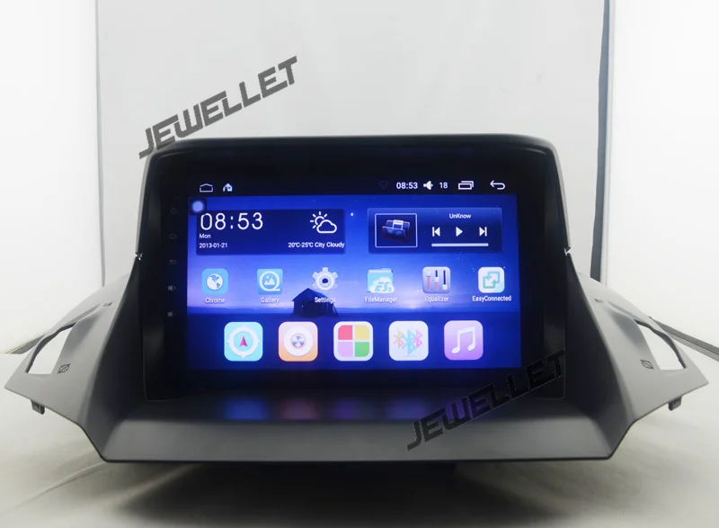

9" Quad core 2.5D IPS screen Android 10 Car GPS radio Navigation for ford kuga Escape C-max