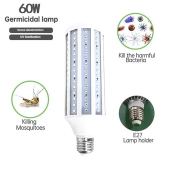 

E27 90W UV Germicidal Lamp Led UVC Light Bulb 99% Antibacterial Rate Purifies The Air And Killing Bacteria For Air Kill Mites