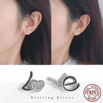 

La Monada Stud Earrings For Women Silver 925 Minimalist Letter Fine Women Earrings In Jewelry Stud Earrings 925 Sterling Silver