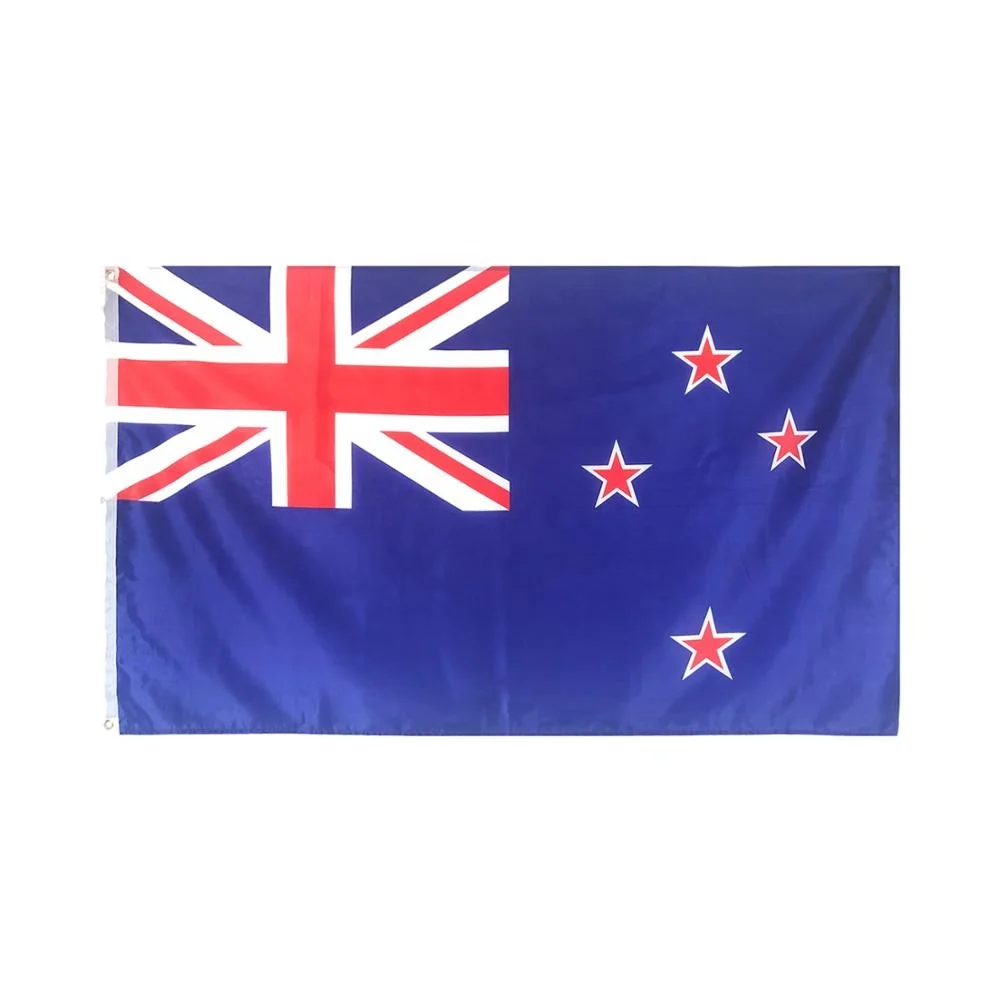 

Flagnshow New Zealand Flag New Zealander Kiwi National Flags 3x5 FT Polyester Banner