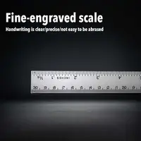 Combination Square Angle Ruler Multifunctional Stainless Steel Combo Square Carpentry Tools Carpenter Square Metal Ruler Framing 2