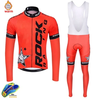 

Fleece Skinsuit Pro Team Cycling 2020 UNinform Thermal Clothes Winter Fleece Clothing Long Sleeve Jersey Set Hombre Dropship
