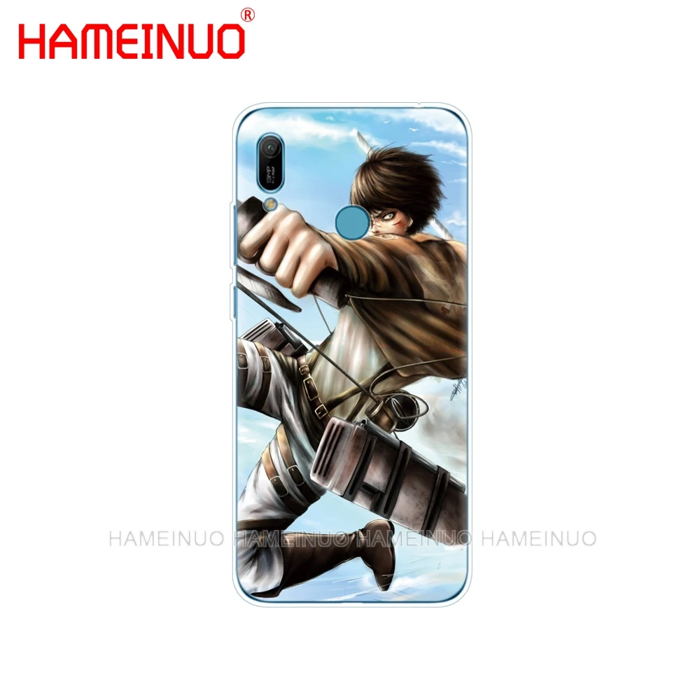 Силиконовый чехол для телефона huawei Y5 Y6 Y7 Y9 PRO PRIME honor 8s 8a 20 LITE PRO 10i view 20 V20 Attack On Titan anime - Цвет: 50267