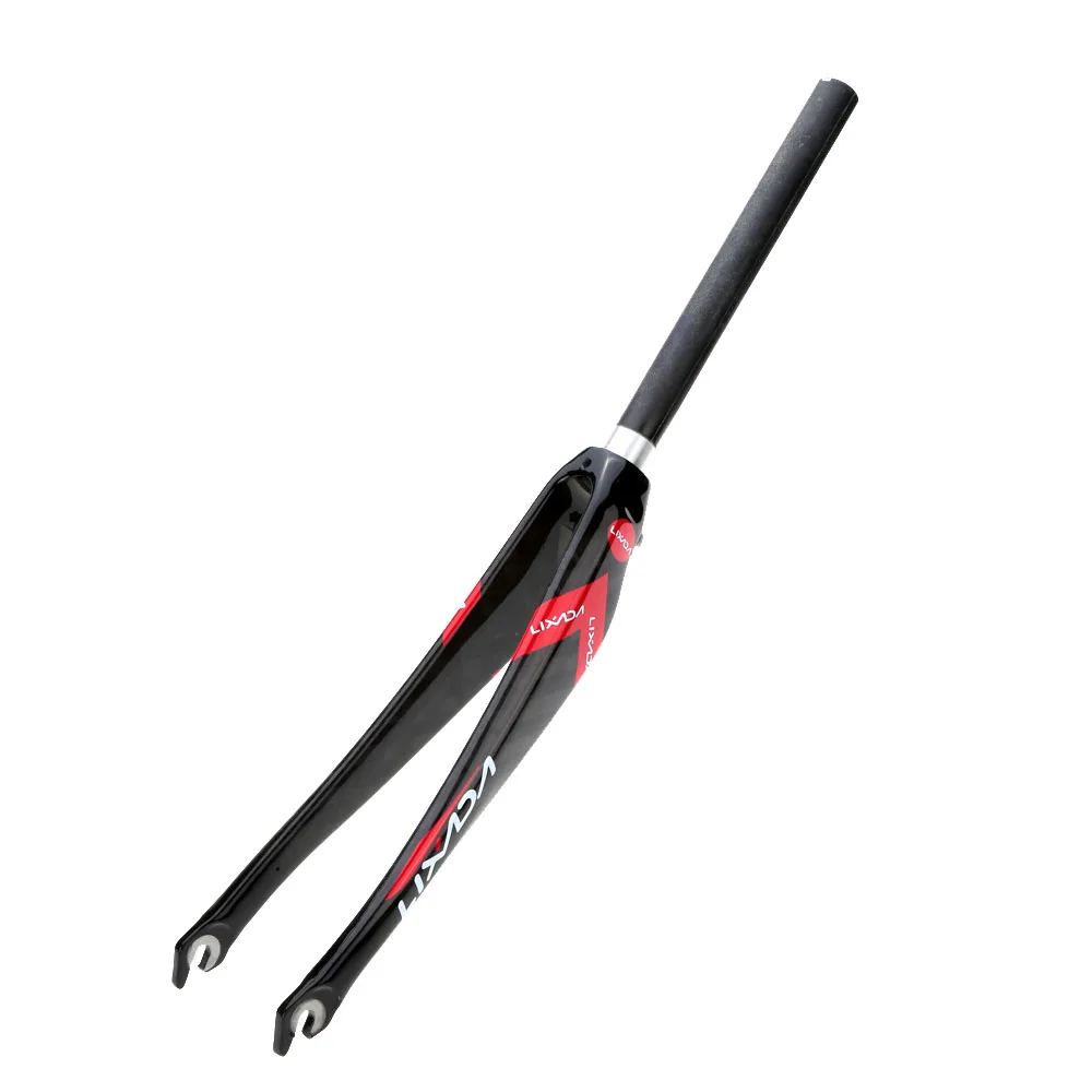 

Hot New 28.6mm 680C 1-1/8 3K Full Carbon Fiber Road Bike Front Fork Fixed Gear Cycling Bicycle Front Fork for Disc Brake/V-brake
