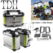 Universal Waterproof 42L Motorcycle Top Box Tail Luggage Storage Case 36L Saddlebag Side Pannier For BMW R1250GS R1200GS Toolbox