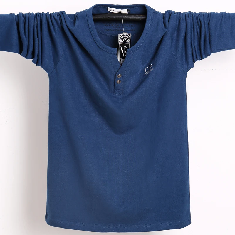 Плюс 4xl 5xl 6xl 2019 Мужская футболка с пуговицами большие высокие Хлопковые футболки