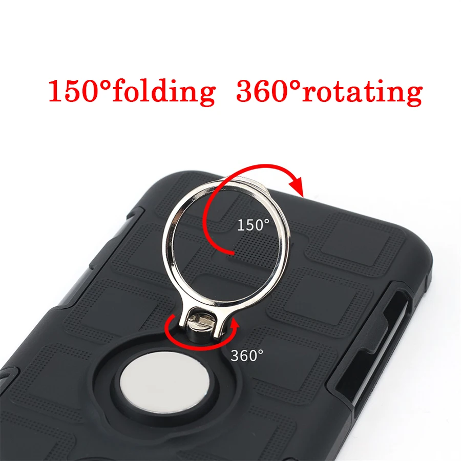 Противоударный чехол держатель для Samsung galaxy A10 20 30 40 50 60 70 M10 с магнитным кольцом