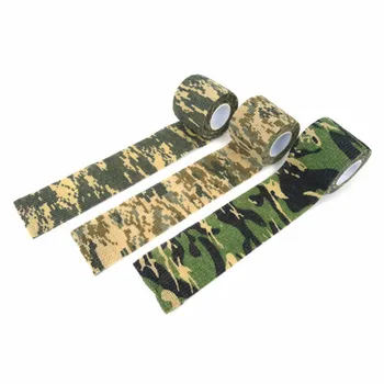 

5cmx4.5m Camping Camo Outdoor Hunting Shooting Tool Camouflage Stealth Tape Waterproof Wrap Durable Army