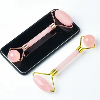 

Face Massage Roller Crystal Face Beauty Roller Rolling Massager Face Massaging Tool (Common Head And 25mm Round Ball Pattern)